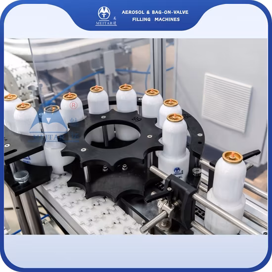 Produzione di macchine automatiche per il riempimento di aerosol spray per autodifesa ad alta velocità per lacca per capelli