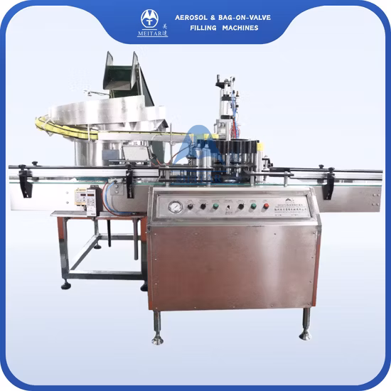 Qgq 750 Riempitrice automatica per bombolette spray per autodifesa aerosol