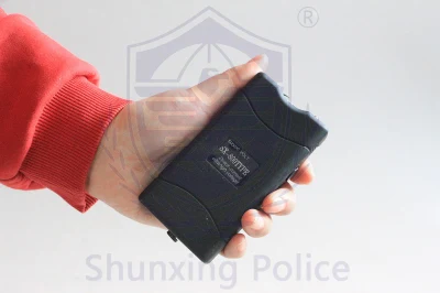 Bastone elettrico portatile per autodifesa, pistola stordente elettrica con tocco del corpo con torcia elettrica