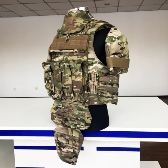 Prezzo di fabbrica Mc Acu Au Camouflage Army Tattico A sgancio rapido Protezione completa Large Size Nij Iiia IV Br3 Ballistic Br5 Giubbotto antiproiettile per soldati militari Swat